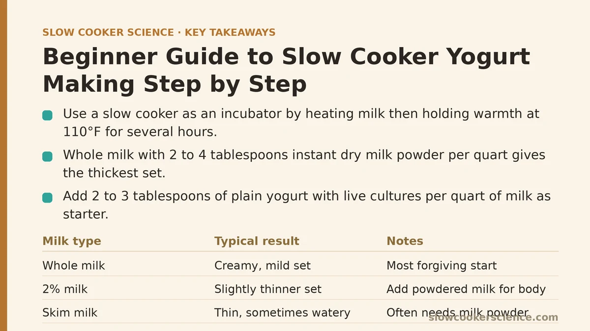 Beginner Guide to Slow Cooker Yogurt Making Step by Step