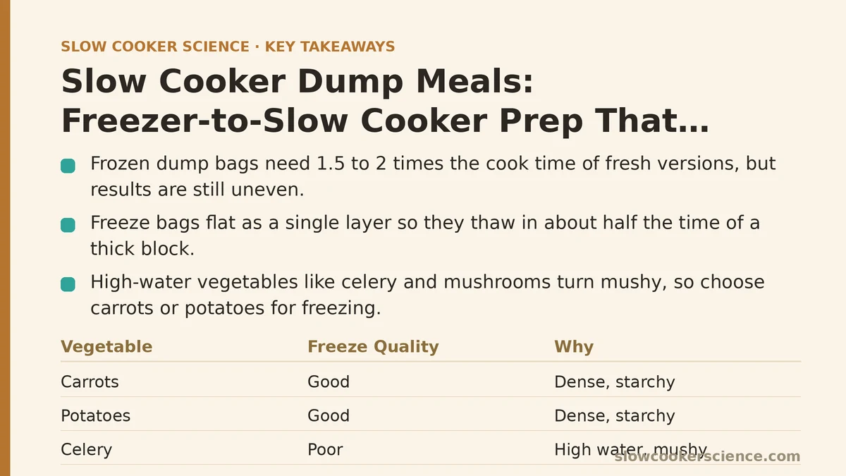 Slow Cooker Dump Meals: Freezer-to-Slow Cooker Prep That  Works