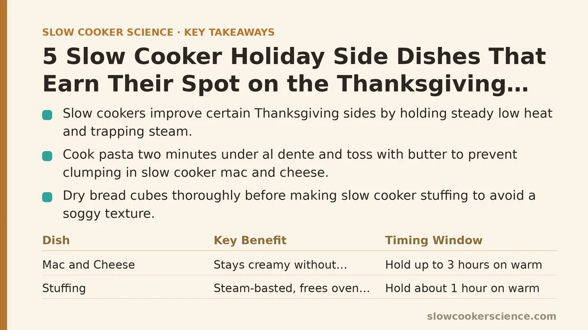 5 Slow Cooker Holiday Side Dishes That Earn Their Spot on the Thanksgiving Table