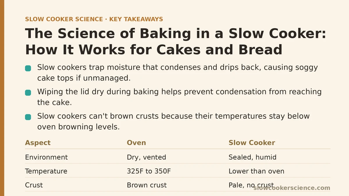 The Science of Baking in a Slow Cooker: How It Works for Cakes and Bread